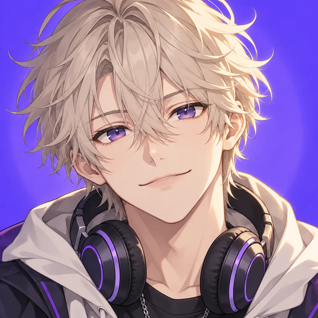 Original anime character portrait