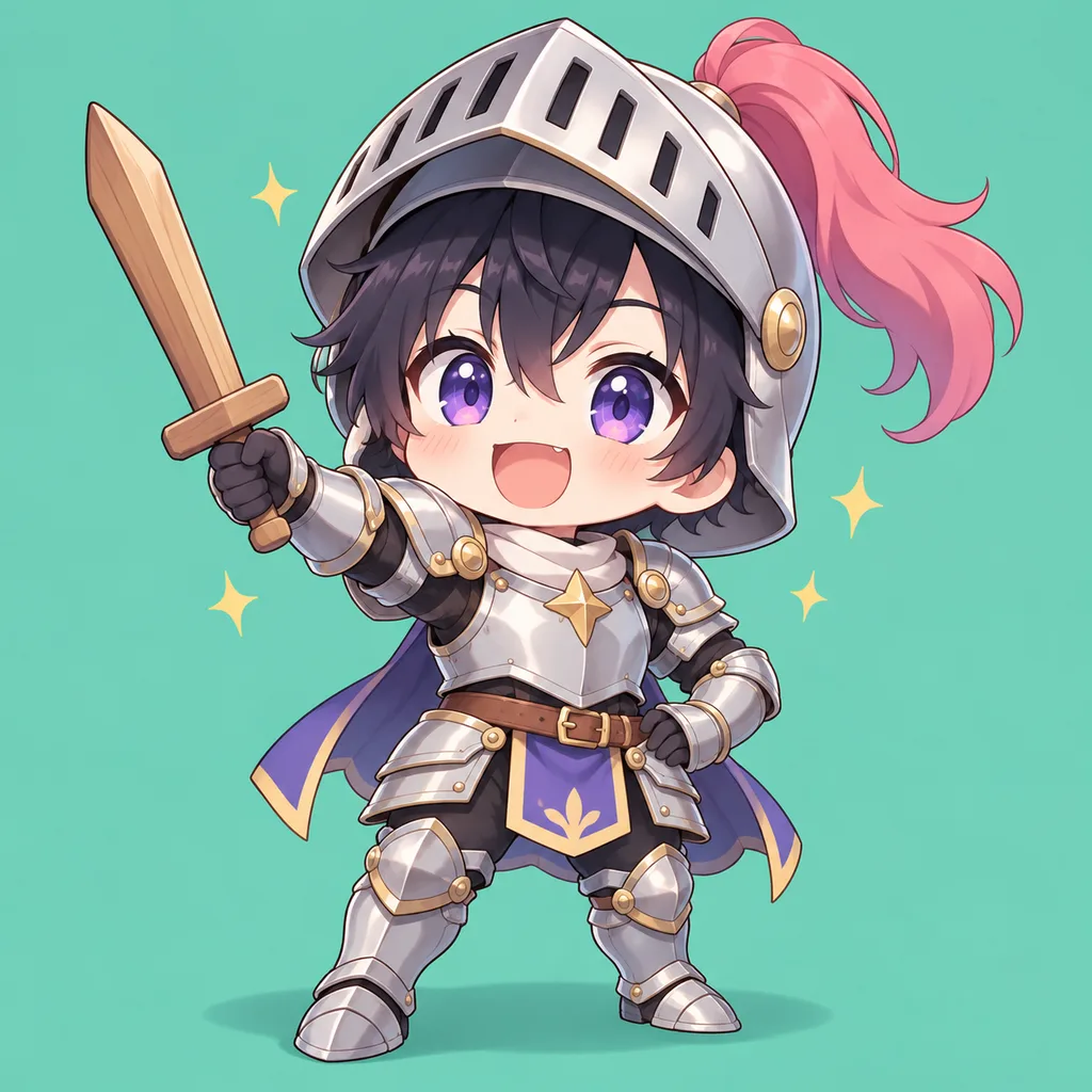Original anime character portrait